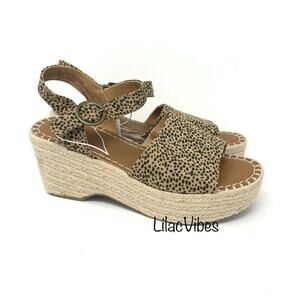 Universal Thread Morgan Leopard Print Espadrille Size 9.5